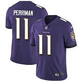 Nike Baltimore Ravens #11 Breshad Perriman Purple Team Color NFL Vapor Untouchable Limited Jersey,baseball caps,new era cap wholesale,wholesale hats